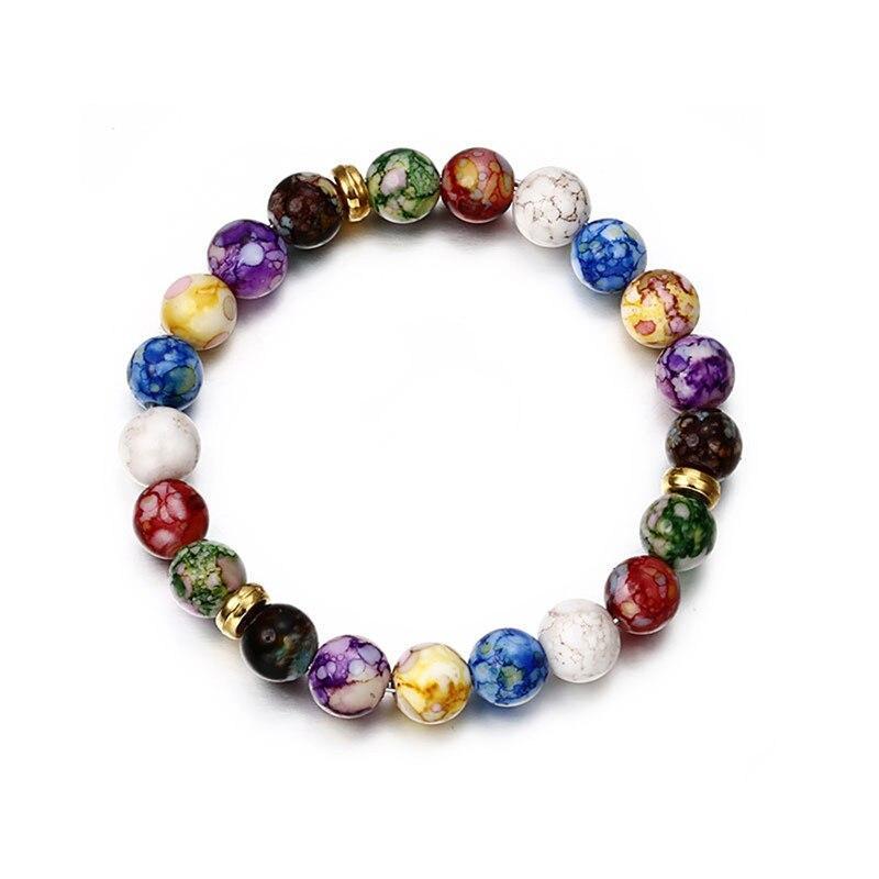 Bracelet 7 Chakras Pierres Colorées