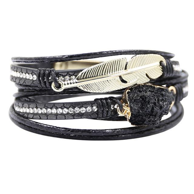 Bracelet Bangles Indien "Plumes"