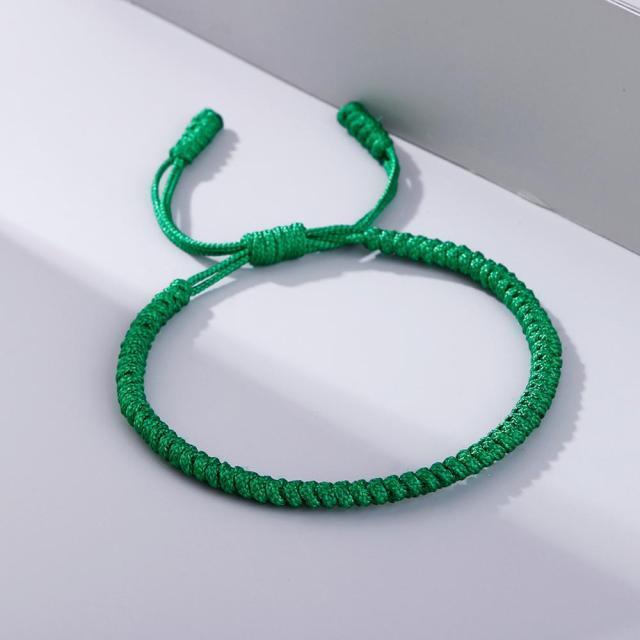 Bracelet Bouddhiste Porte Chance Vert