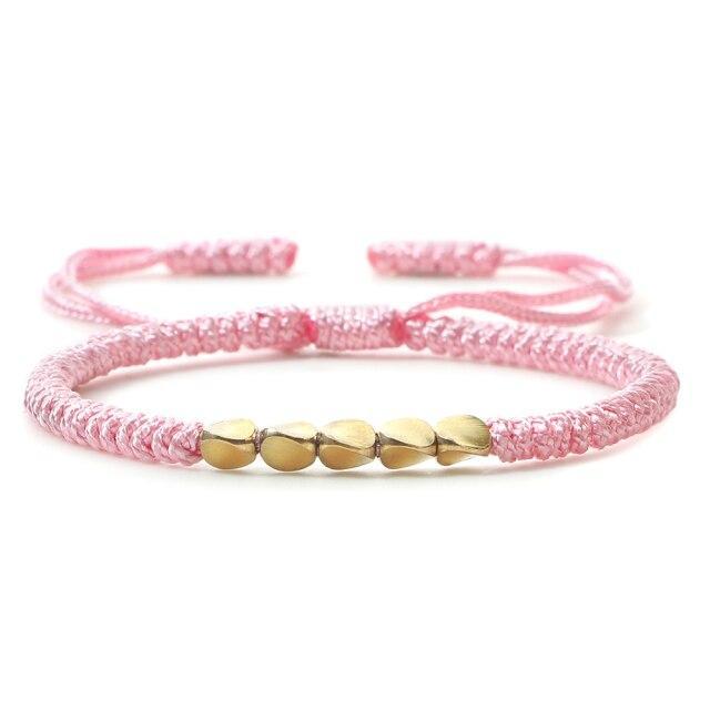 Bracelet Bouddhiste Rose