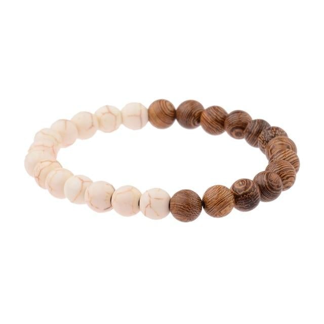 Bracelet Tibétain Bicolore