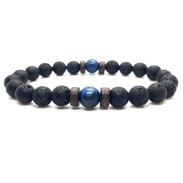 Bracelet Tibétain Bois Homme