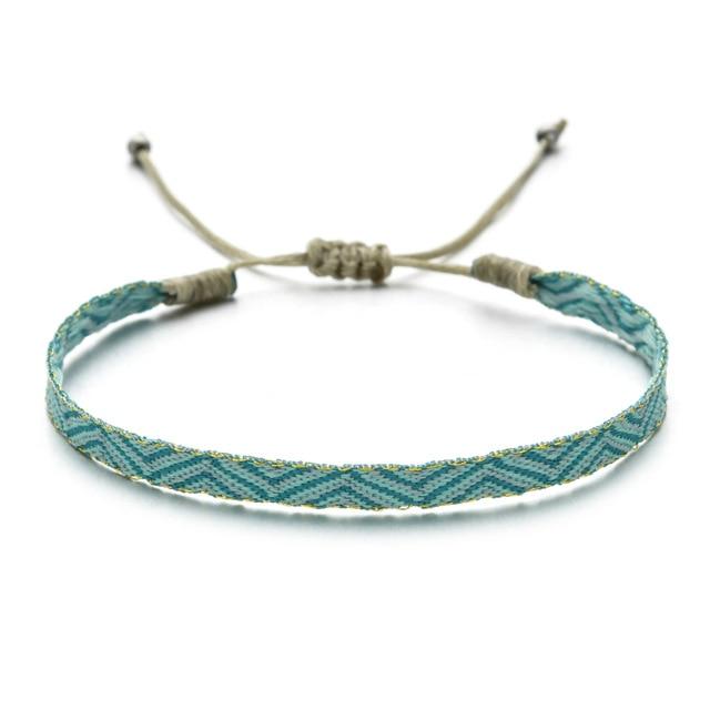 Bracelet Tibétain Océan "Rectangle"