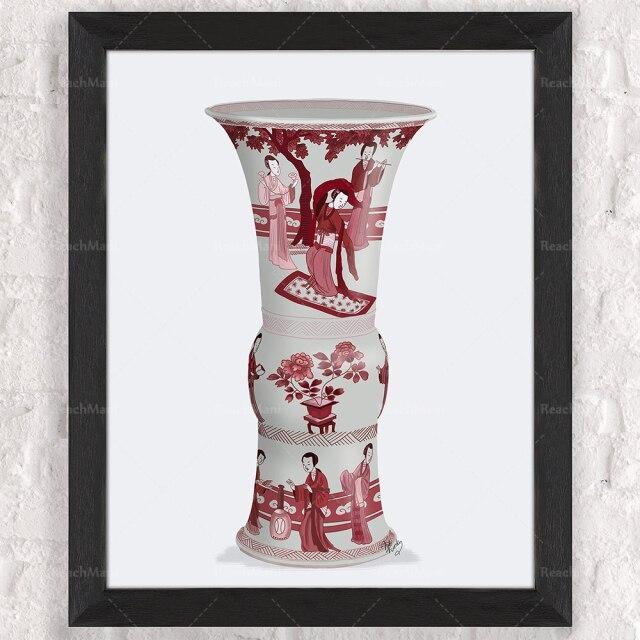 Tableau Oriental Vase Asiatique