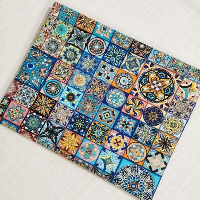 Tissu Hindou Bleu