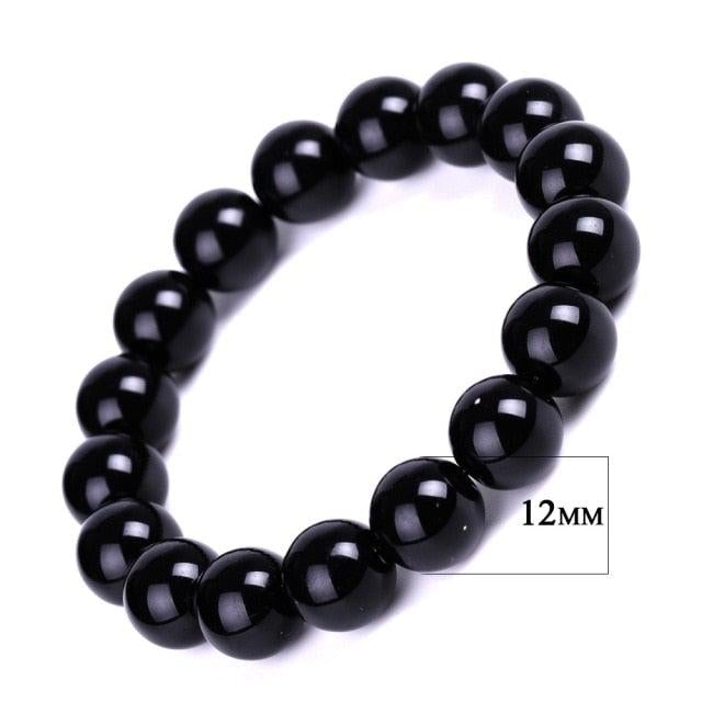 Bracelet Bouddhiste Obsidienne