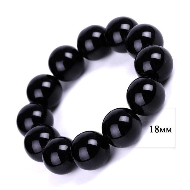 Bracelet Bouddhiste Obsidienne