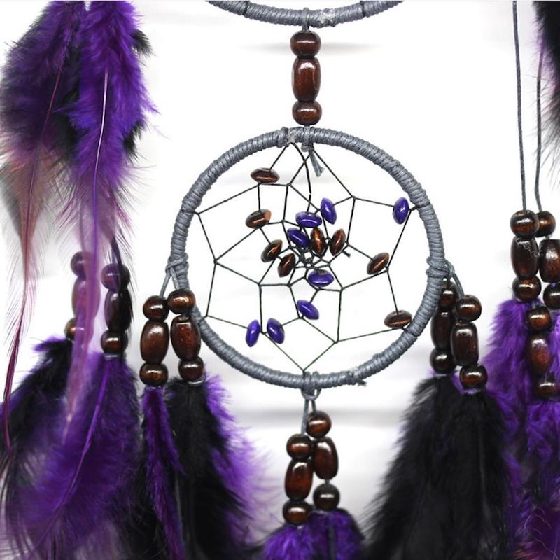 Attrape Rêve Noir et Violet