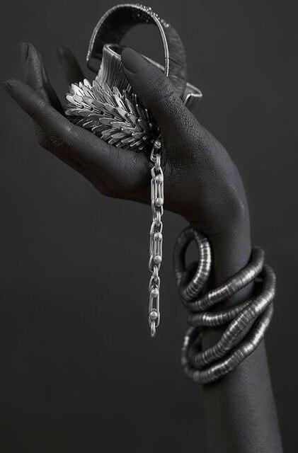 Tableau Oriental Noir et Blanc Bijoux