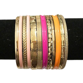 Bangles Indien "Pétale de Rose"