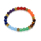 Bracelet 7 Chakras 3 Pierre de Chaque