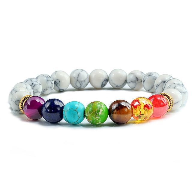 Bracelet 7 Chakras Boules