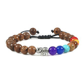 Bracelet 7 Chakras Éléphant