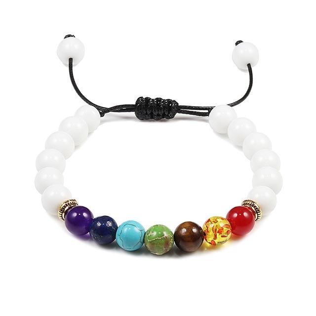 Bracelet 7 Chakras Howlite