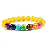 Bracelet 7 Chakras Jaune