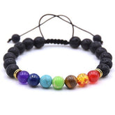 Bracelet 7 Chakras Onyx