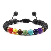 Bracelet 7 Chakras Perles