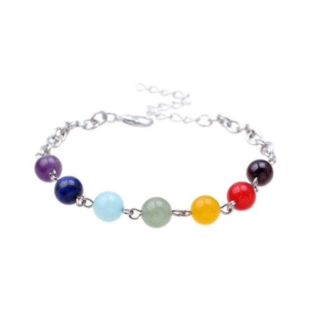 Bracelet 7 Chakras Reiki Femme