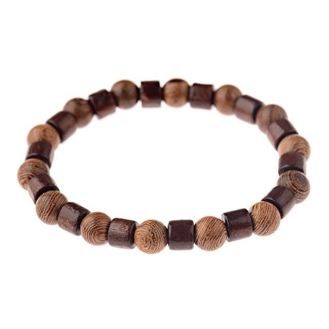 Bracelet Bouddhiste Mala en Bois