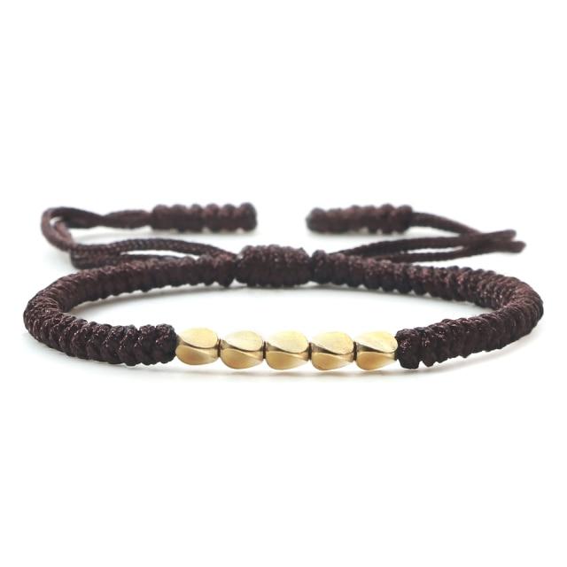 Bracelet Bouddhiste Marron