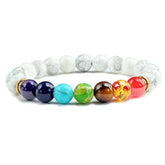 Bracelet Guérison des 7 Chakras Pierre de Lave