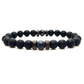 Bracelet Tibétain "Chakras" Noir