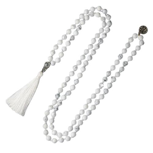 Collier Mala Pierre Blanc