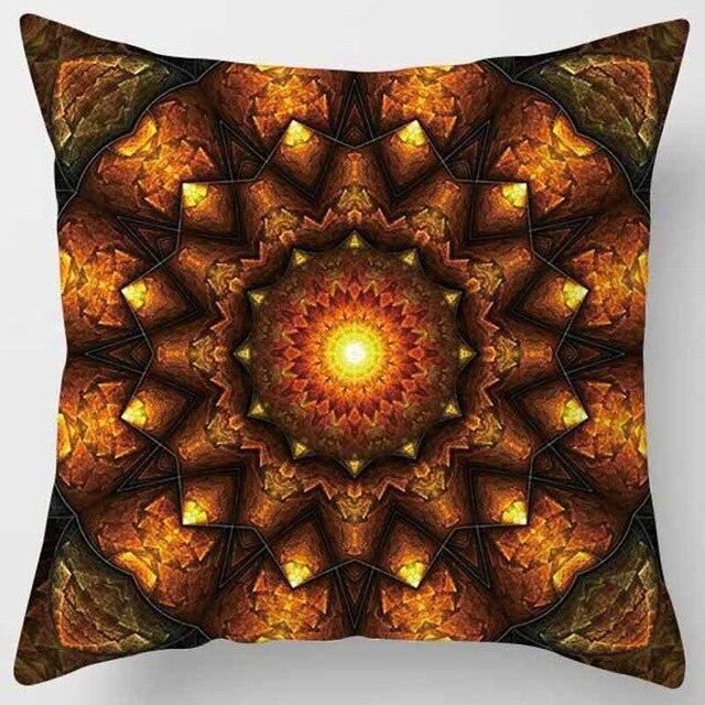 Coussin Indien Doré