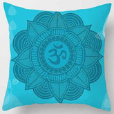 Coussin Indien Pétale Bleu