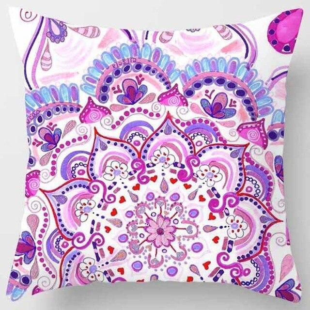 Coussin Indien Rose