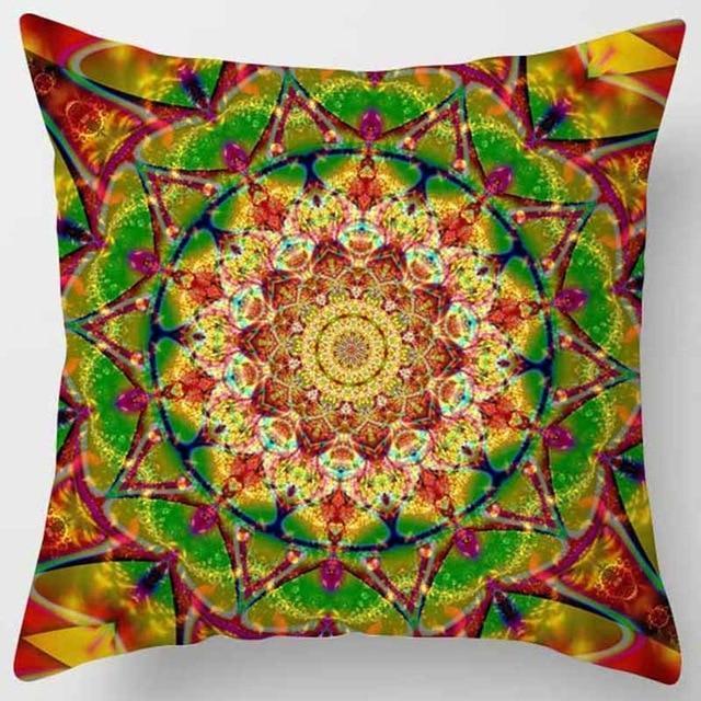 Coussin de Sol en Coton Style Indien