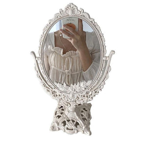 Miroir Argenté Style Oriental