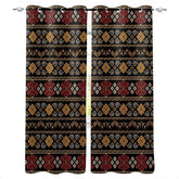 Rideau Double Indien Mosaique