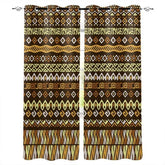 Rideau Double Indien Polyester