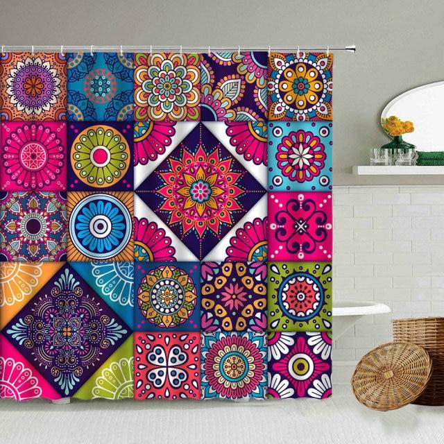 Rideau Indien Mandala "Patchwork"