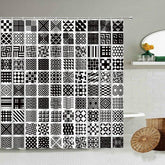 Rideau Indien Mosaique "Patchwork"