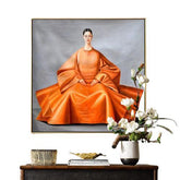 Tableau Oriental Femme Coréenne