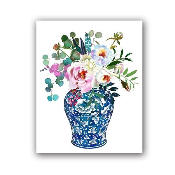 Tableau Oriental Fleurs