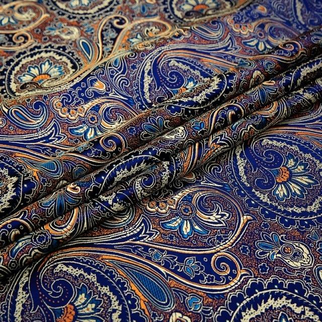 Tissu Indien Jacquard Nuit