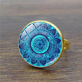 Bague Indienne Bleu Profond